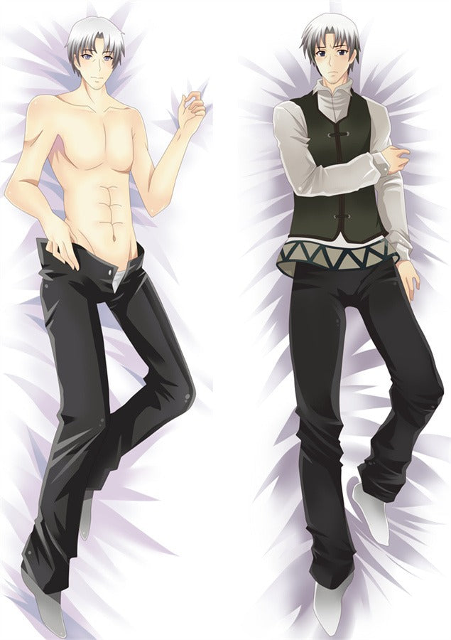 Dakimakura Srebrnowłosy Dżentelmen w Kamizelce