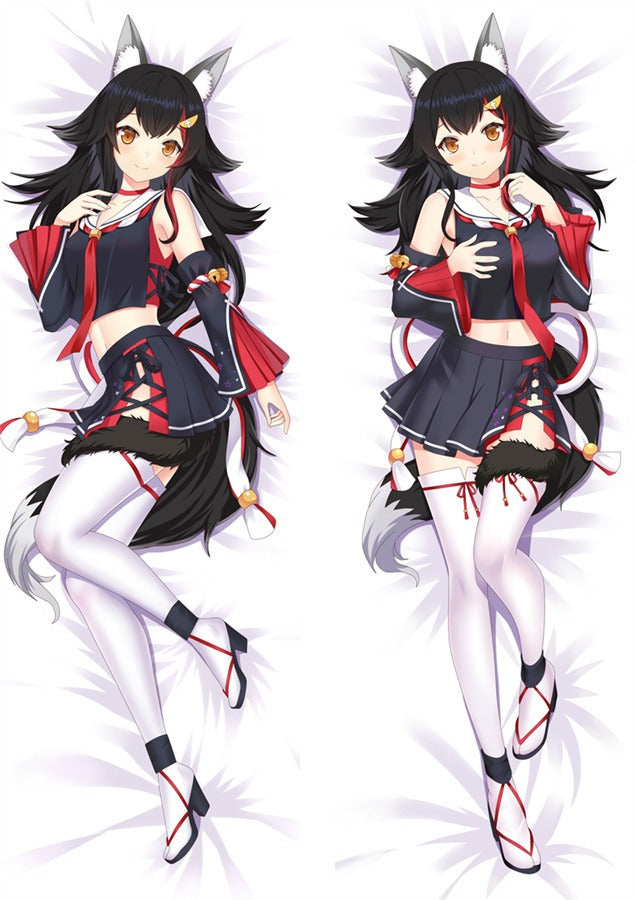 Dakimakura Ookami Mio Strój Czarnego Wilka