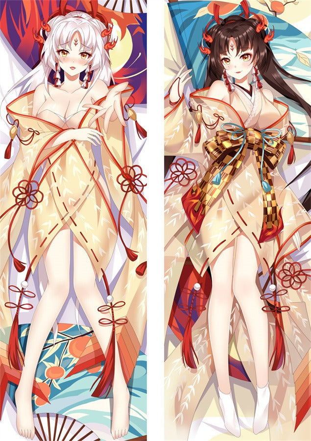 Dakimakura Onmyoji Duet w Złotych Kimonach