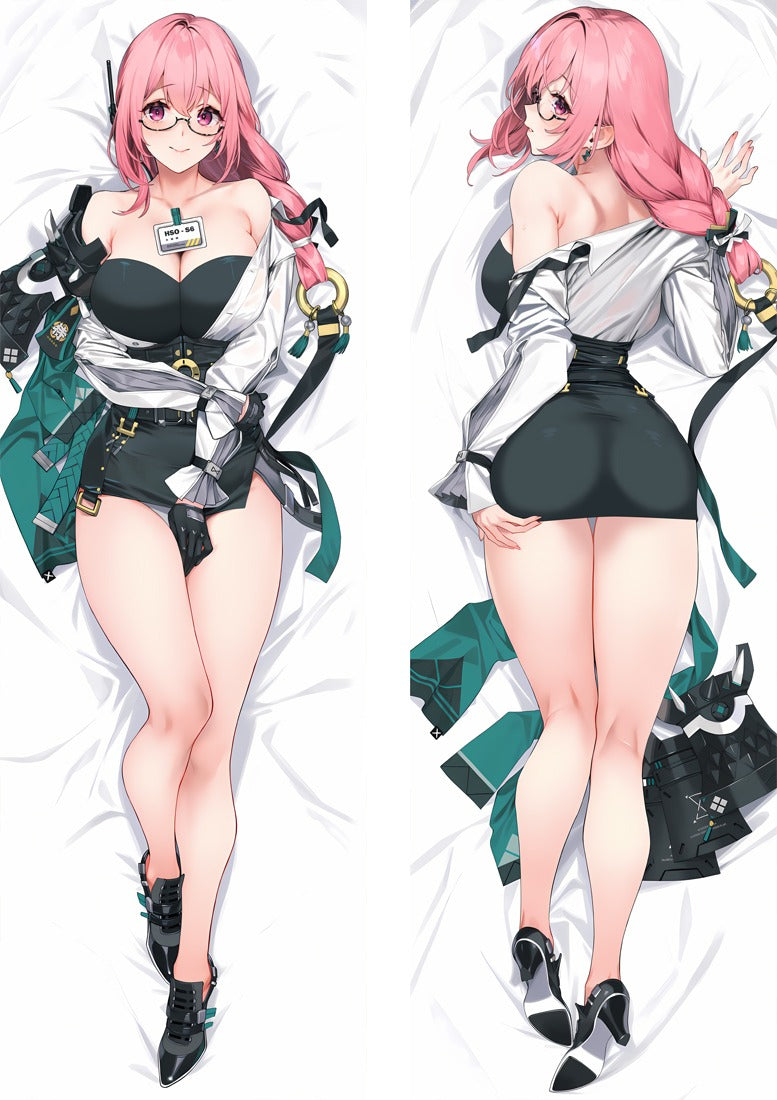 Dakimakura Tsukishiro Yanagi Gorset i Zielona Kurtka