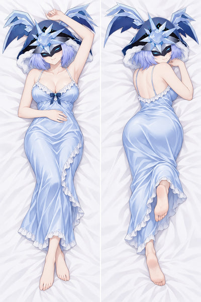 Dakimakura Cryo Cicin Mage Lodowo Niebieska Koszula Nocna