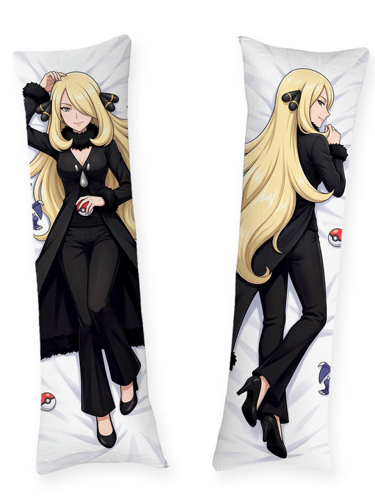 Dakimakura Cynthia Pokemon Mistrzyni Czarny Płaszcz