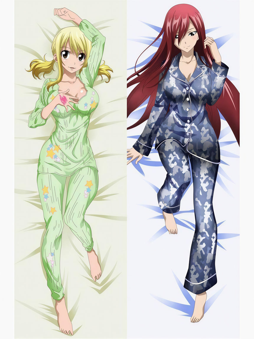 Dakimakura Erza i Lucy w Piżamach 2