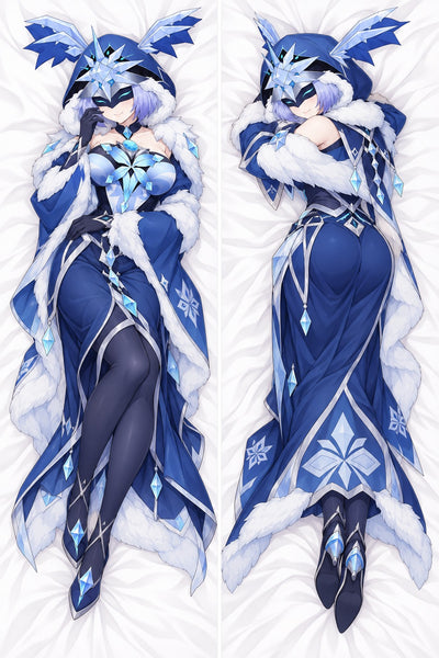 Dakimakura Fatui Cryo Cicin Mage Suknia Maga Mrozu