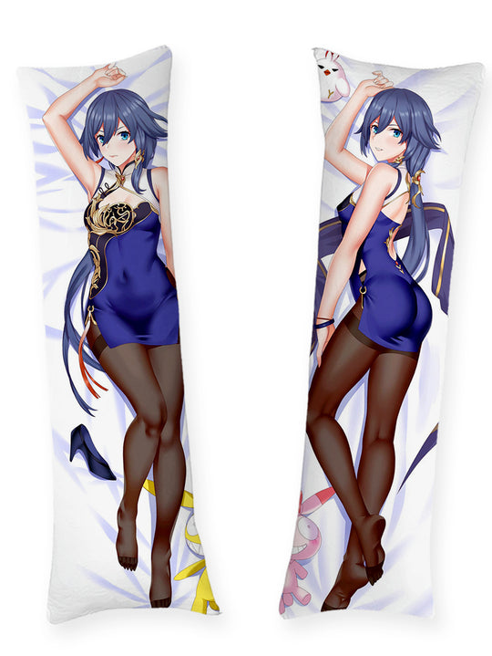 Dakimakura Fu Hua Granatowe Qipao