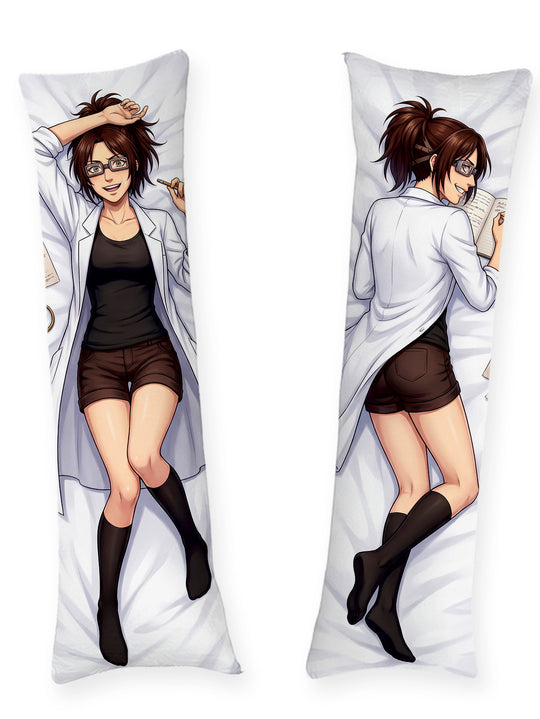 Dakimakura Hange Zoe Fartuch Laboratoryjny i Top na Ramiączkach