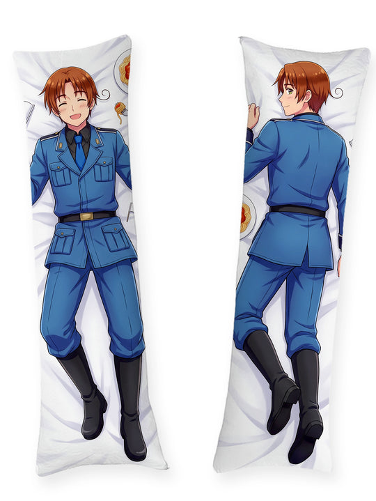 Dakimakura Hetalia Italy Niebieski Mundur i Makaron