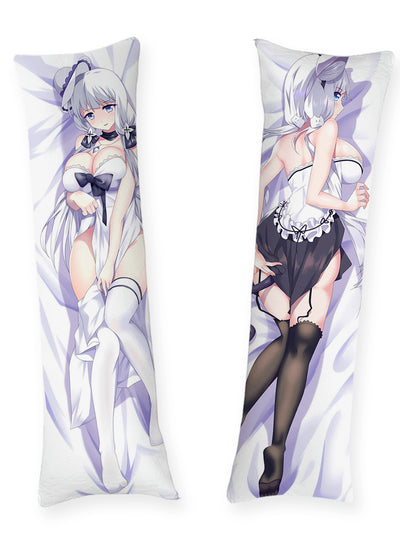 Dakimakura Illustrious Biała i Czarna Suknia