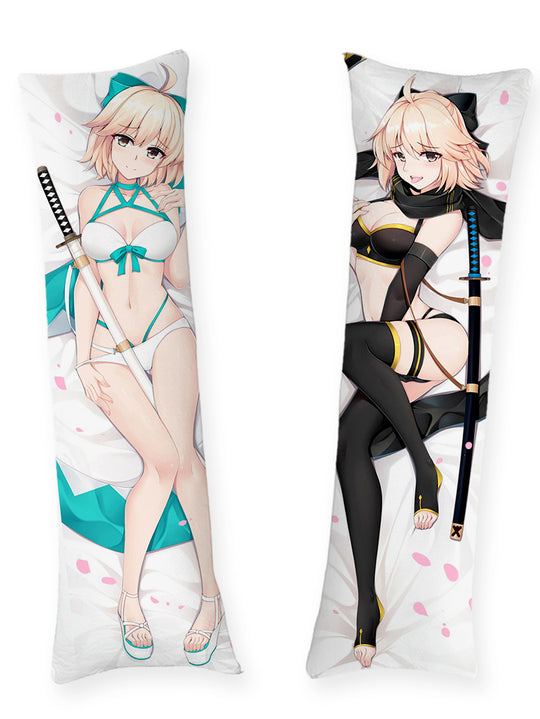 Dakimakura Okita Souji Białe Bikini