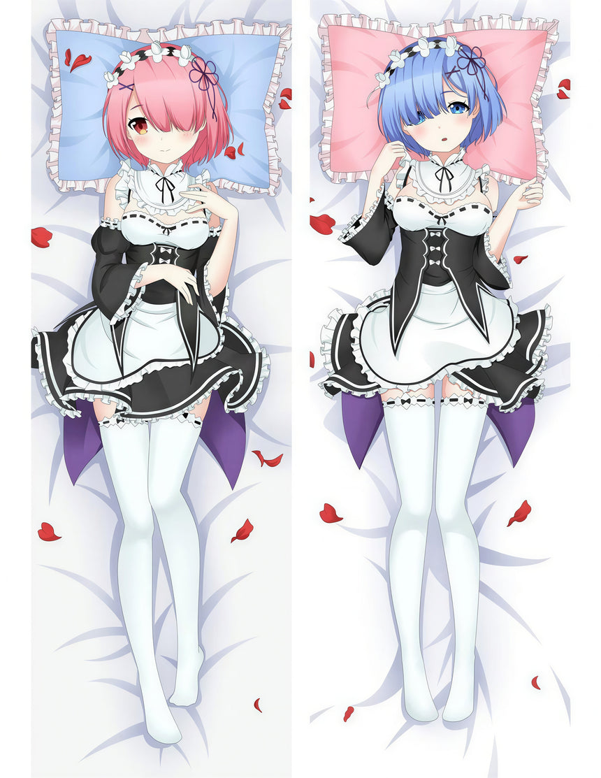 Dakimakura Re Zero Rem i Ram 2
