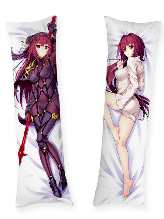 Dakimakura Scathach Sweter z Odkrytymi Plecami