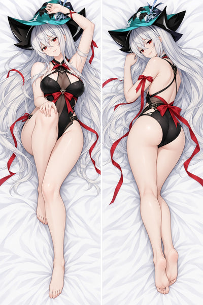 Dakimakura Skadi Czarny Strój Kąpielowy