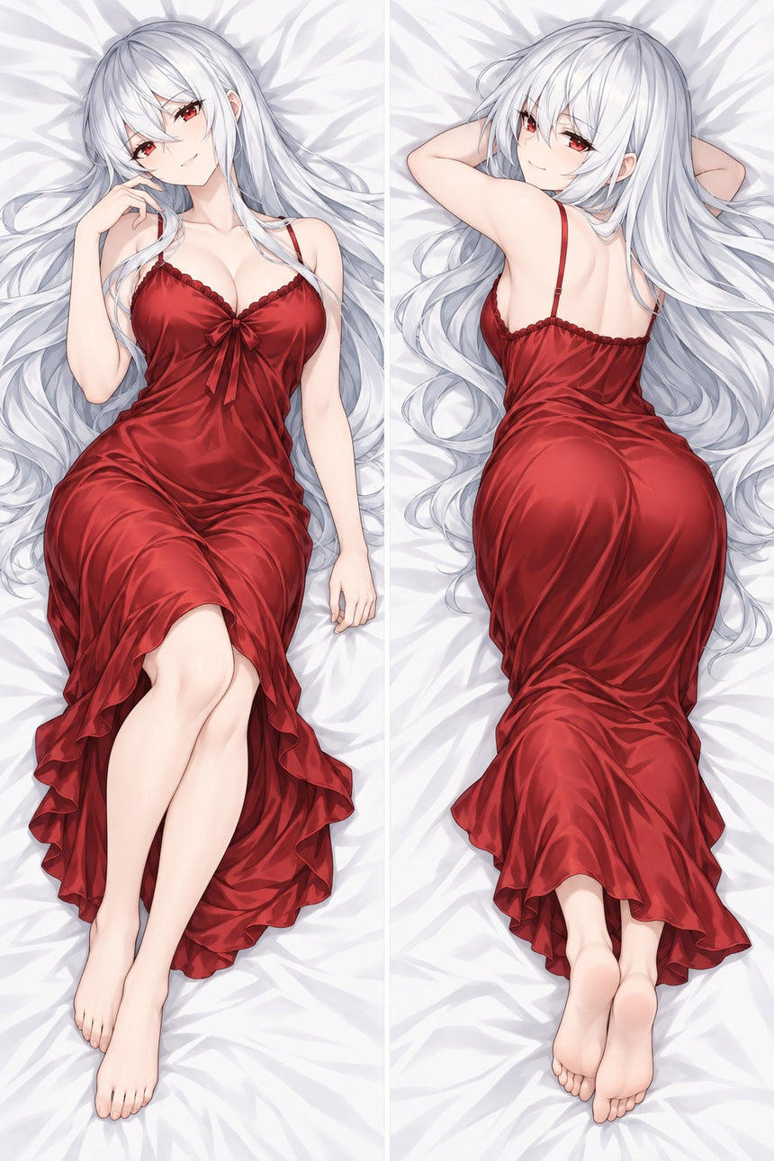Skadi Red Nightgown Body Pillow
