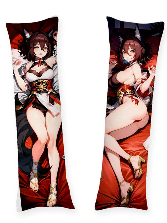 Dakimakura Tingyun w karmazynowej lisiej sukience