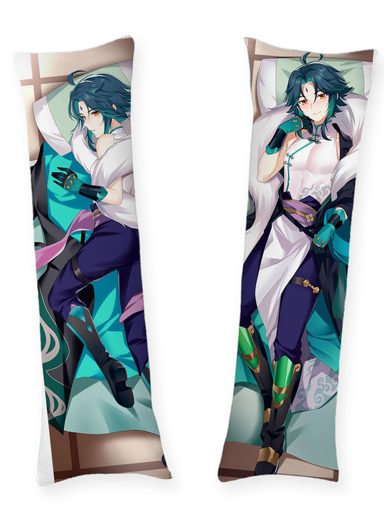 Dakimakura Xiao Biały Futrzany Płaszcz