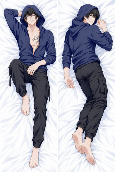 Dakimakura Zhang Qiling Granatowa Bluza z Kapturem
