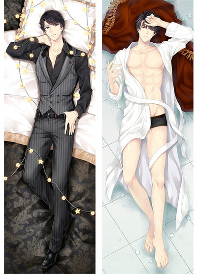 Dakimakura Victor Garnitur w Prążki i Szlafrok