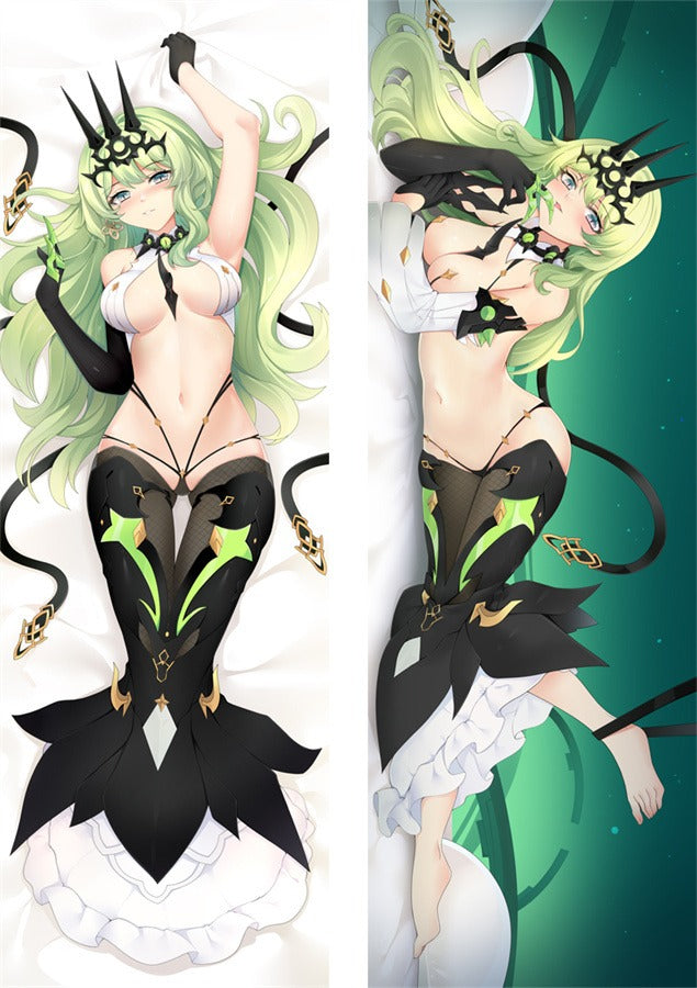 Dakimakura Mobius Suknia w Czerni i Zieleni