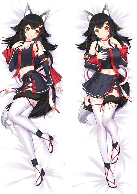 Dakimakura Ookami Mio Strój Czarnego Wilka
