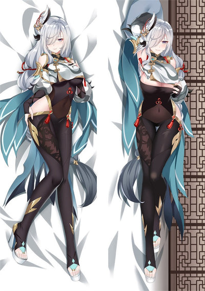 Dakimakura Shenhe Strój z Mroźnymi Wstążkami
