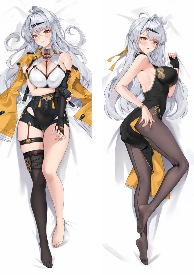 Dakimakura Yixuan Żółta Kurtka i Czarne Qipao
