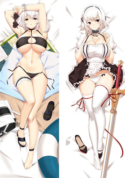 Dakimakura Sirius Czarne Bikini i Strój Pokojówki