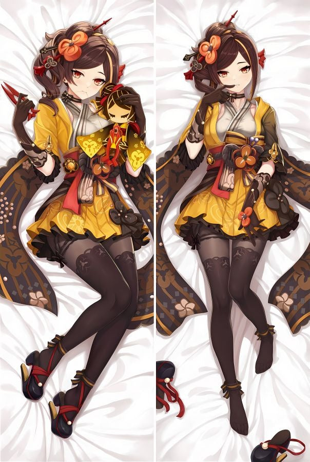Dakimakura Chiori Żółta Sukienka Kimono