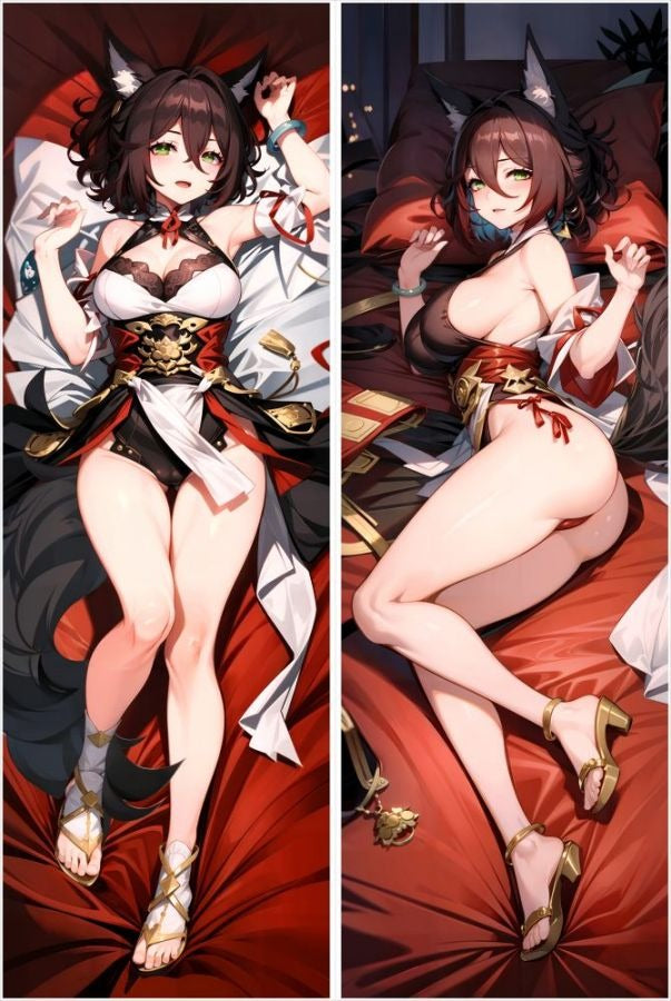 Dakimakura Tingyun Karmazynowa Lisia Sukienka