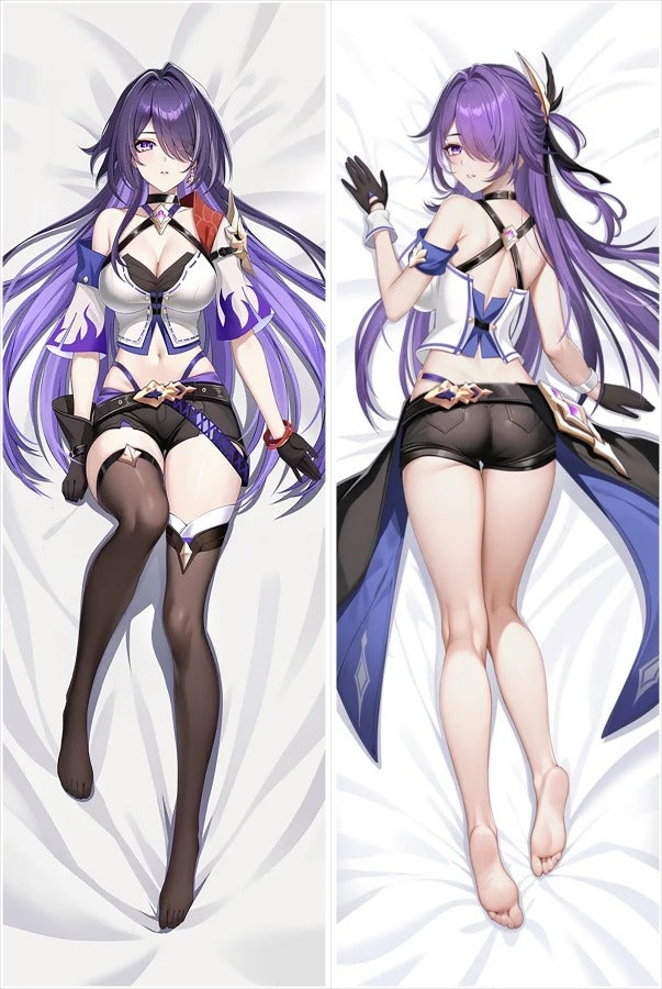 Dakimakura Acheron Długi Płaszcz i Czarne Szorty