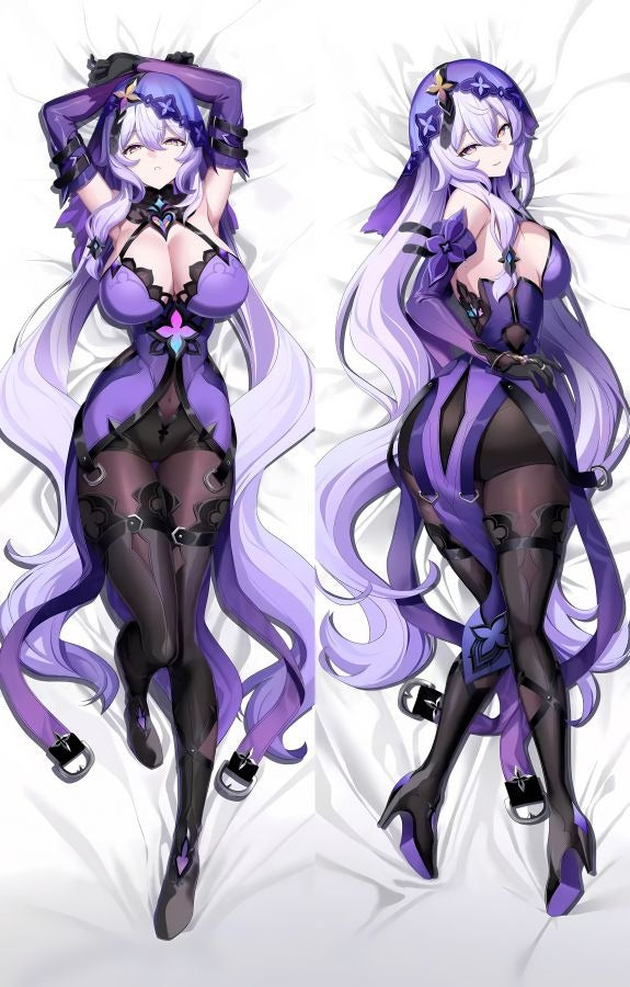 Dakimakura Black Swan Fioletowa Sukienka i Rajstopy
