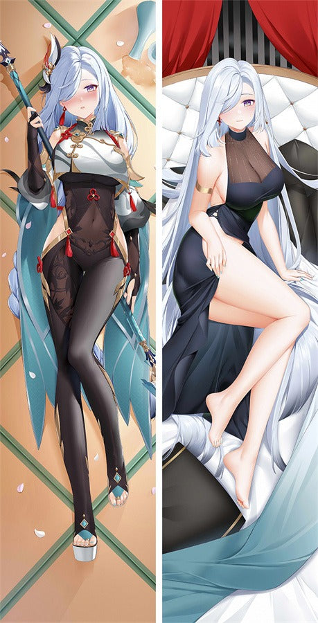 Dakimakura Shenhe Czarna Suknia Wieczorowa