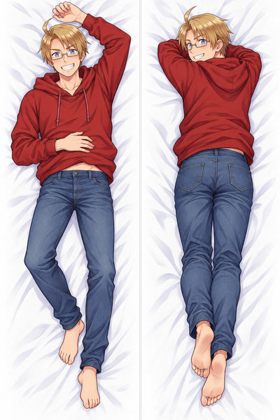 Dakimakura America Czerwona Bluza