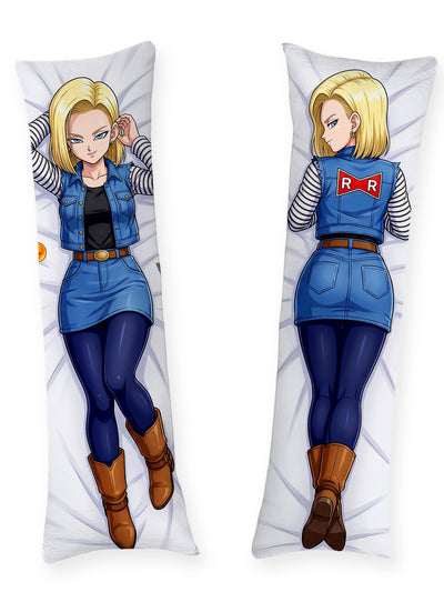 Dakimakura Android 18 Dżinsowa Kamizelka Pin Up