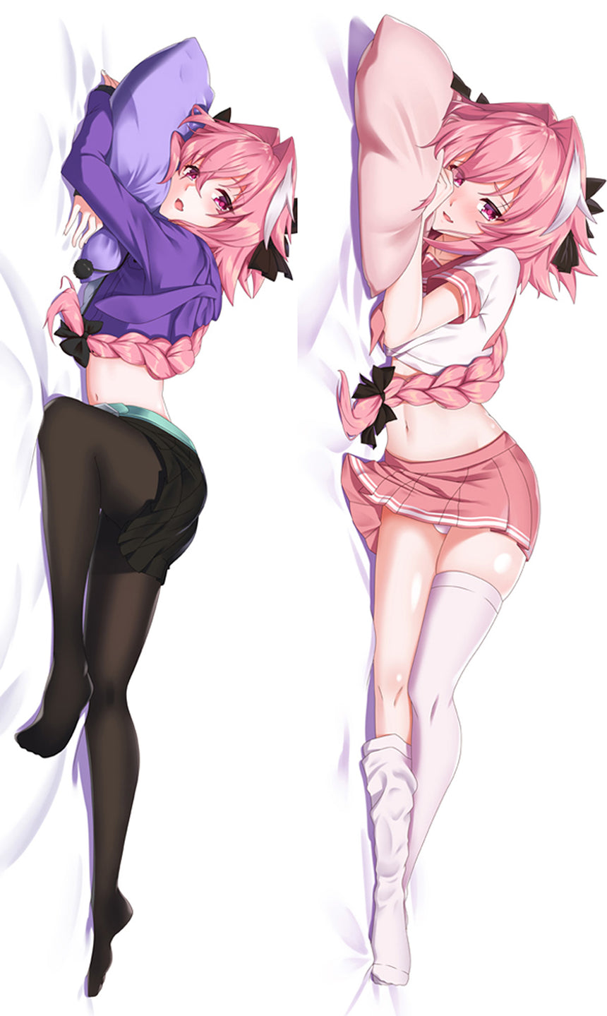 Dakimakura Astolfo Różowa Bluza z Kapturem