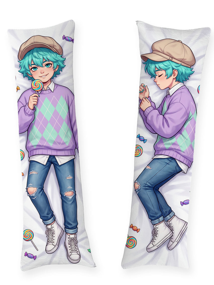 Dakimakura Baby Saja Sweter w Romby i Lizak