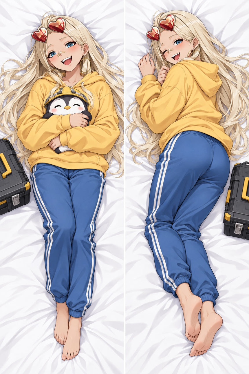 Centi Yellow Hoodie Body Pillow