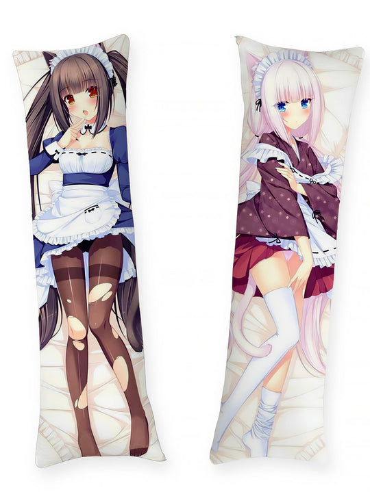 Dakimakura Nekopara Chocola i Vanilla Pokojówki