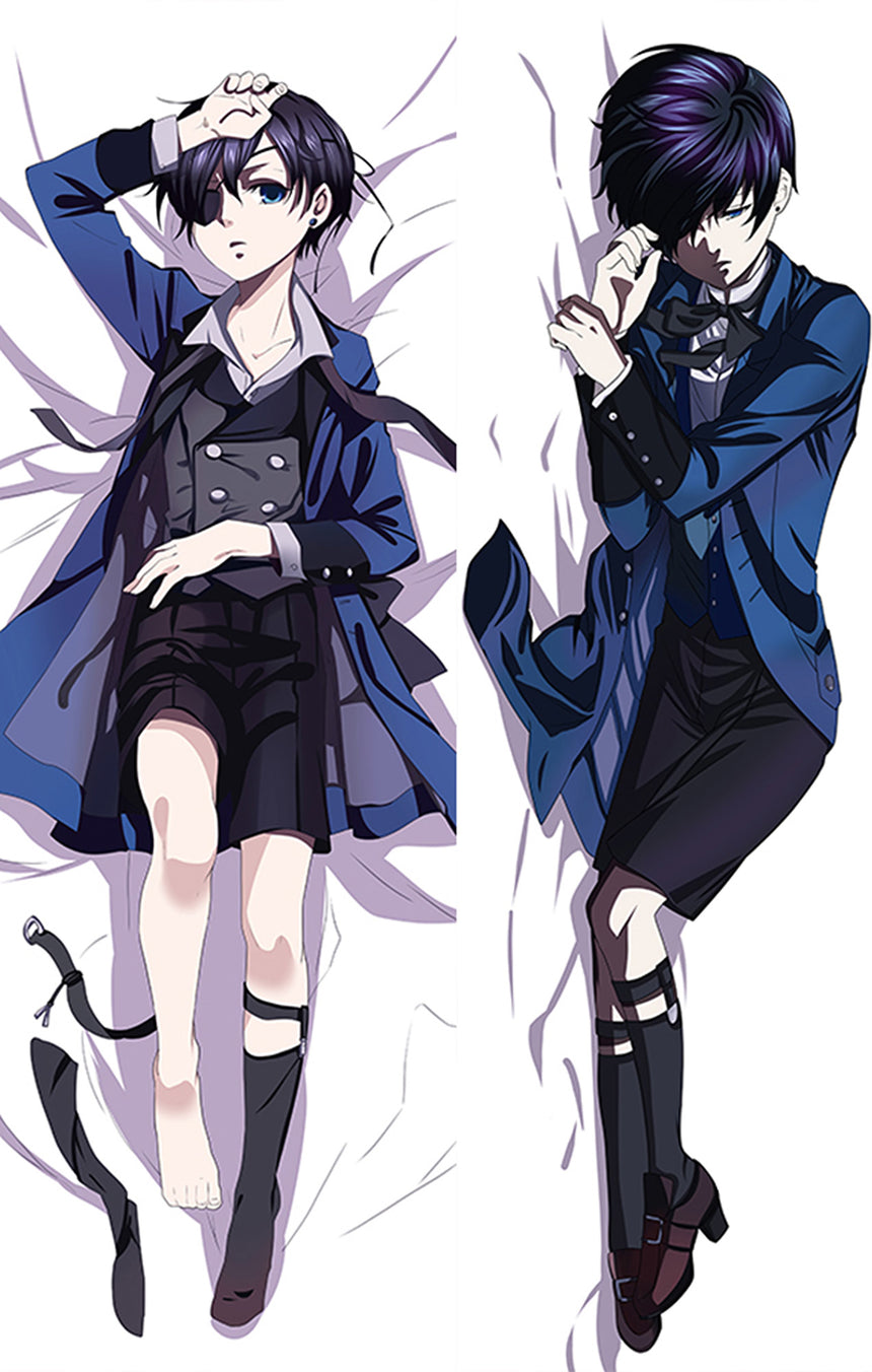 Dakimakura Ciel Phantomhive Niebieski Płaszcz