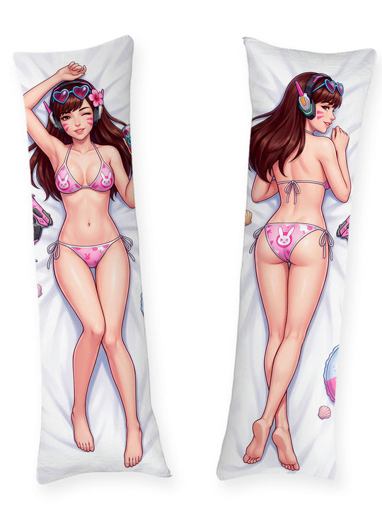 Dakimakura D.Va Różowe Bikini Króliczka