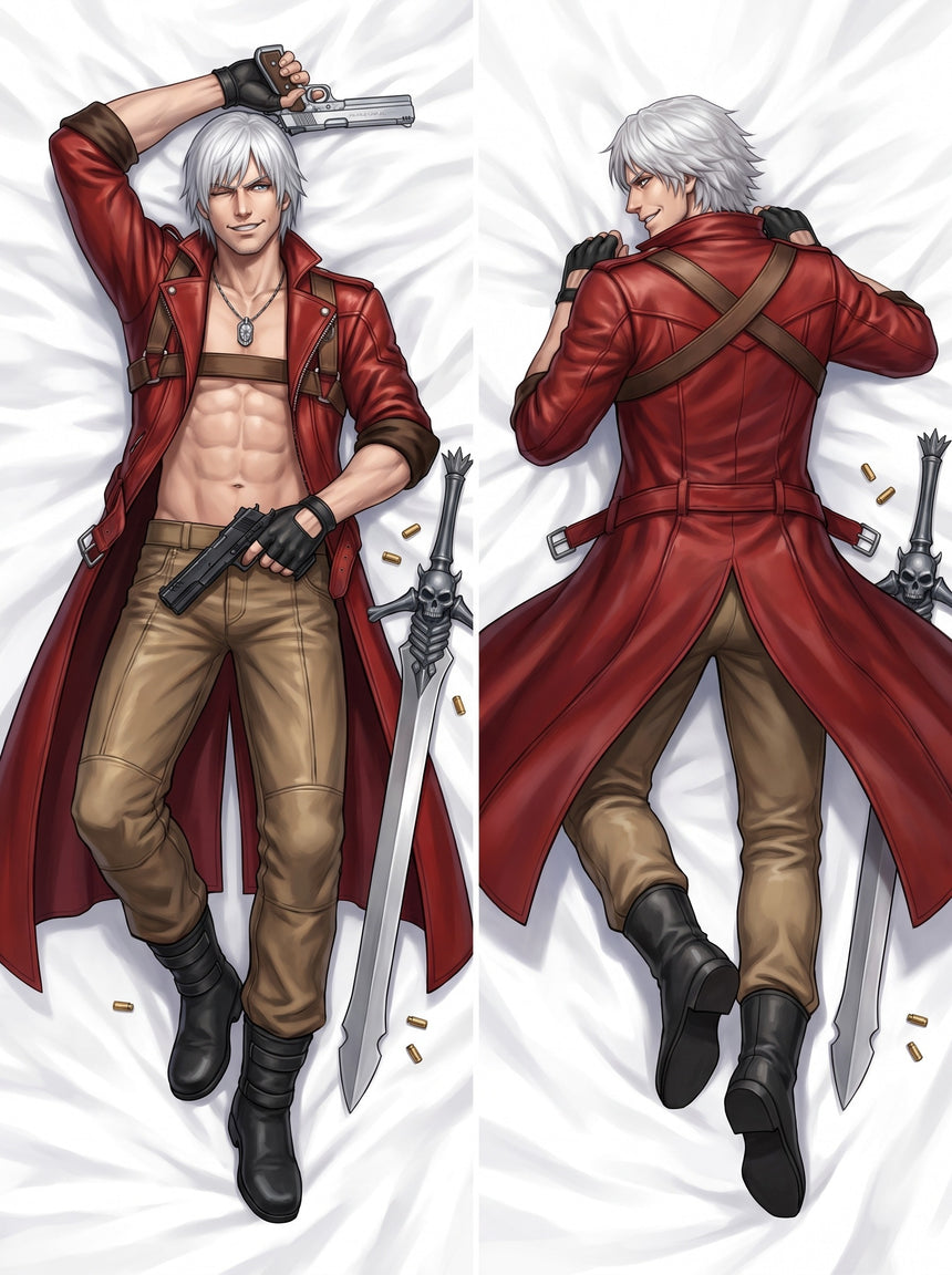 Dakimakura Dante Klasyczny Czerwony Płaszcz