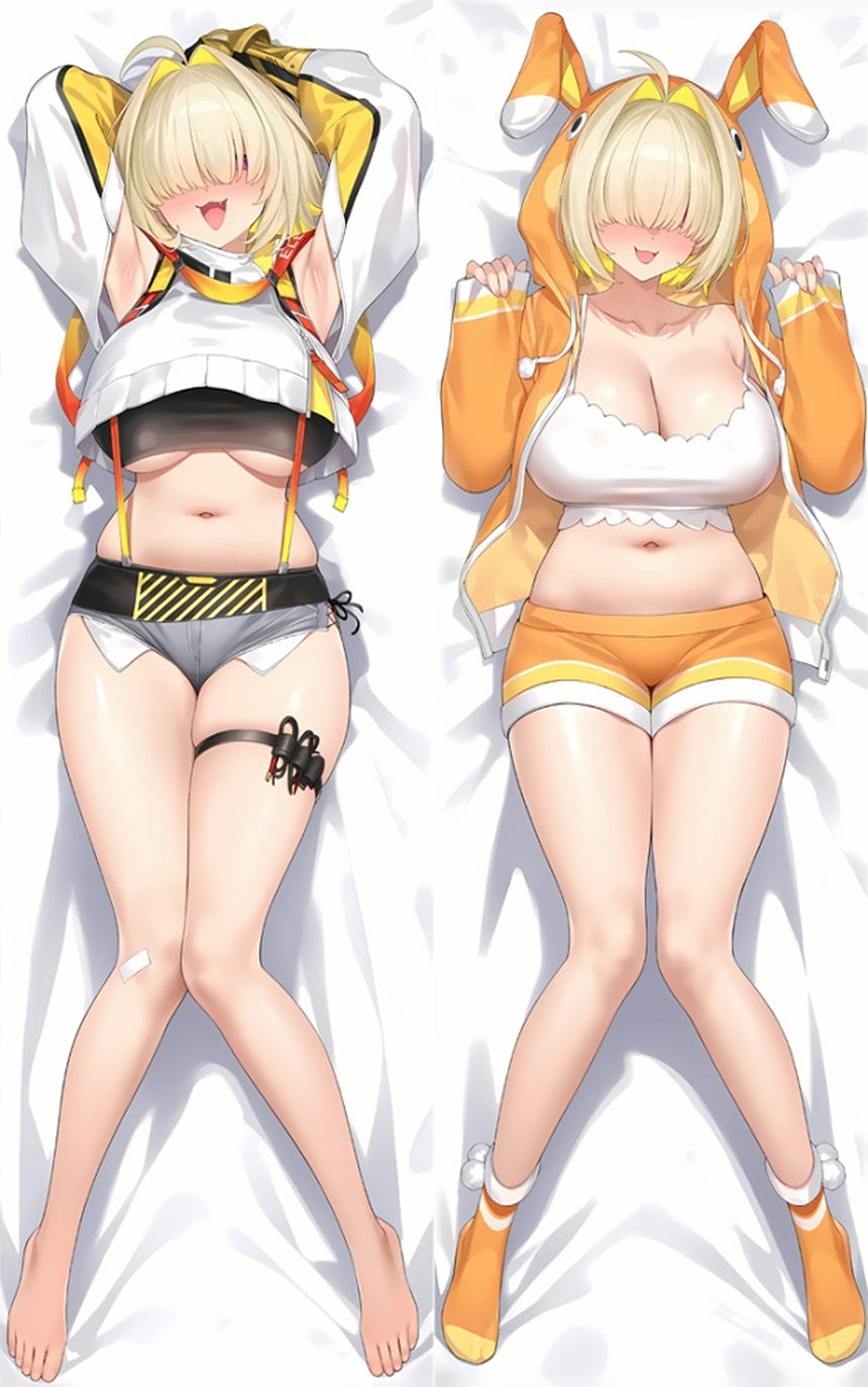 Dakimakura Elegg Nikke Żółta Bluza z Kapturem