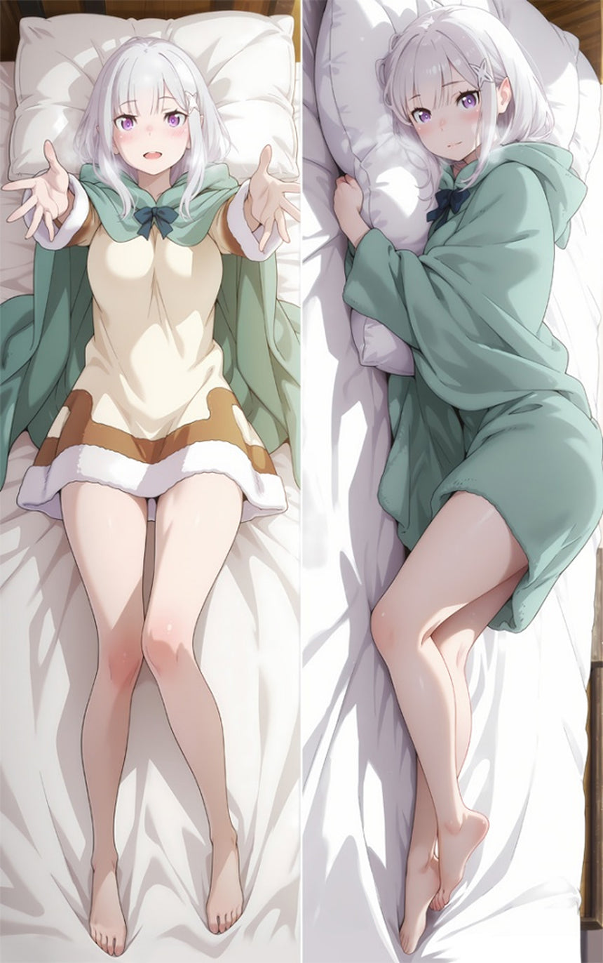Dakimakura Emilia Przytulna Bluza z Kapturem