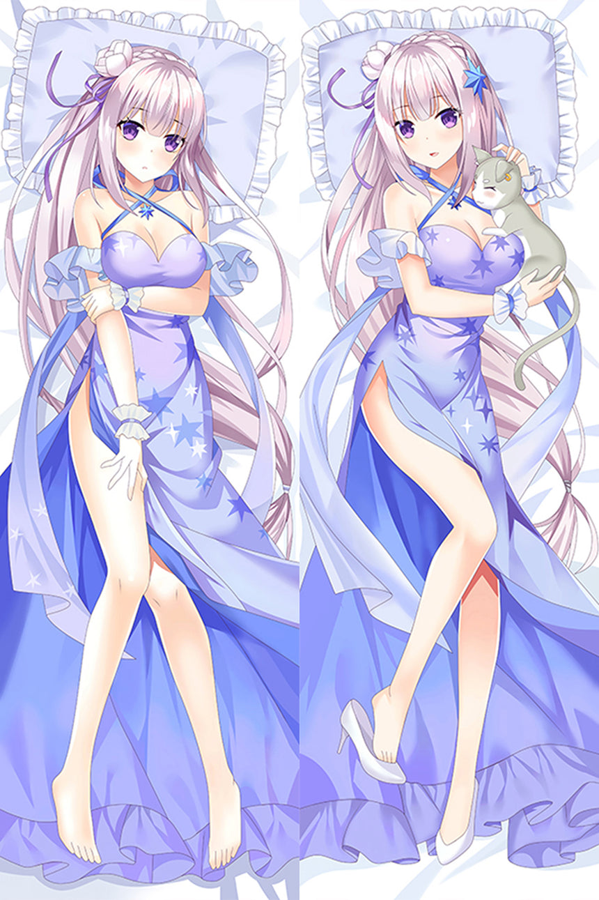Dakimakura Emilia Niebieska Suknia