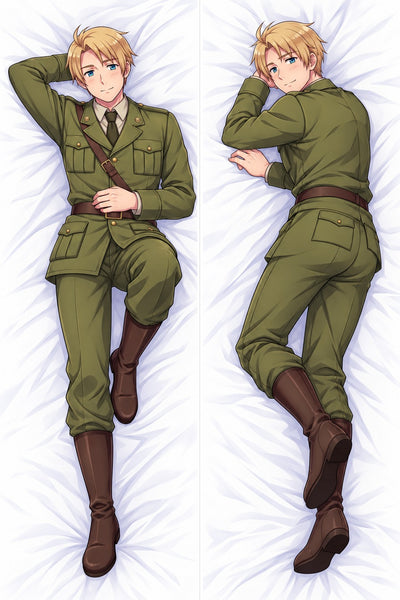 Dakimakura England Zielony Mundur