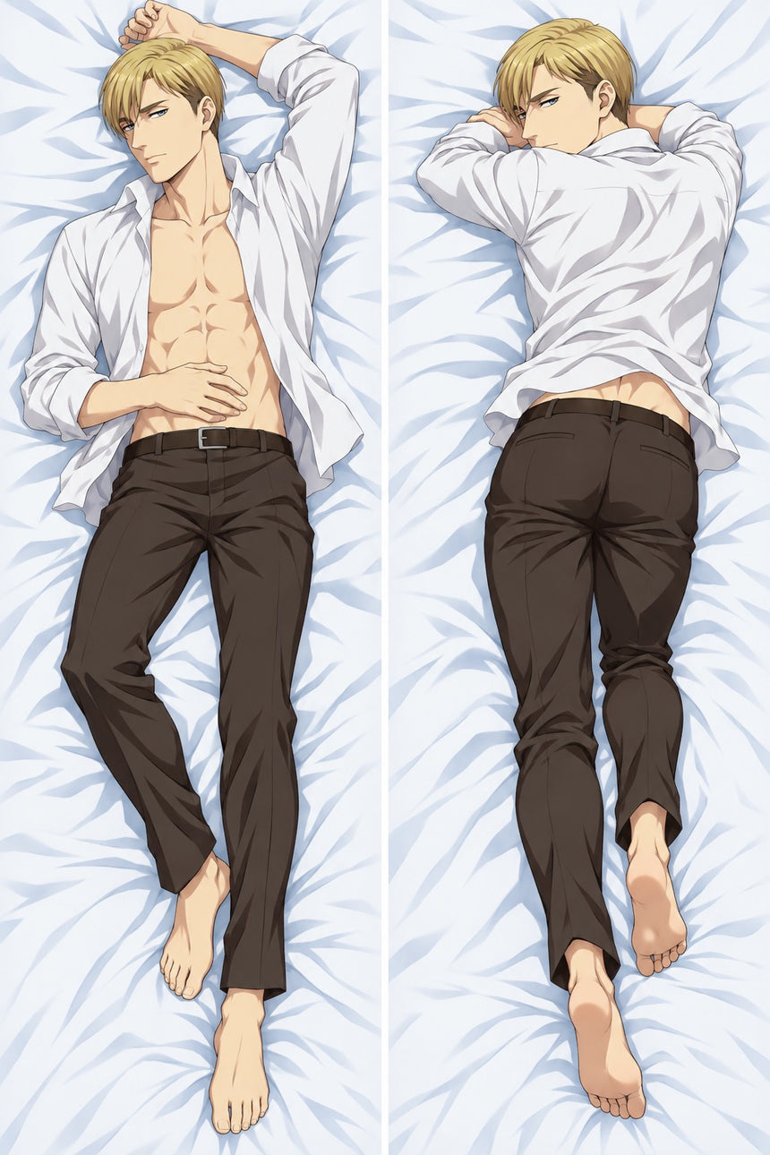 Erwin Smith Open White Shirt Body Pillow