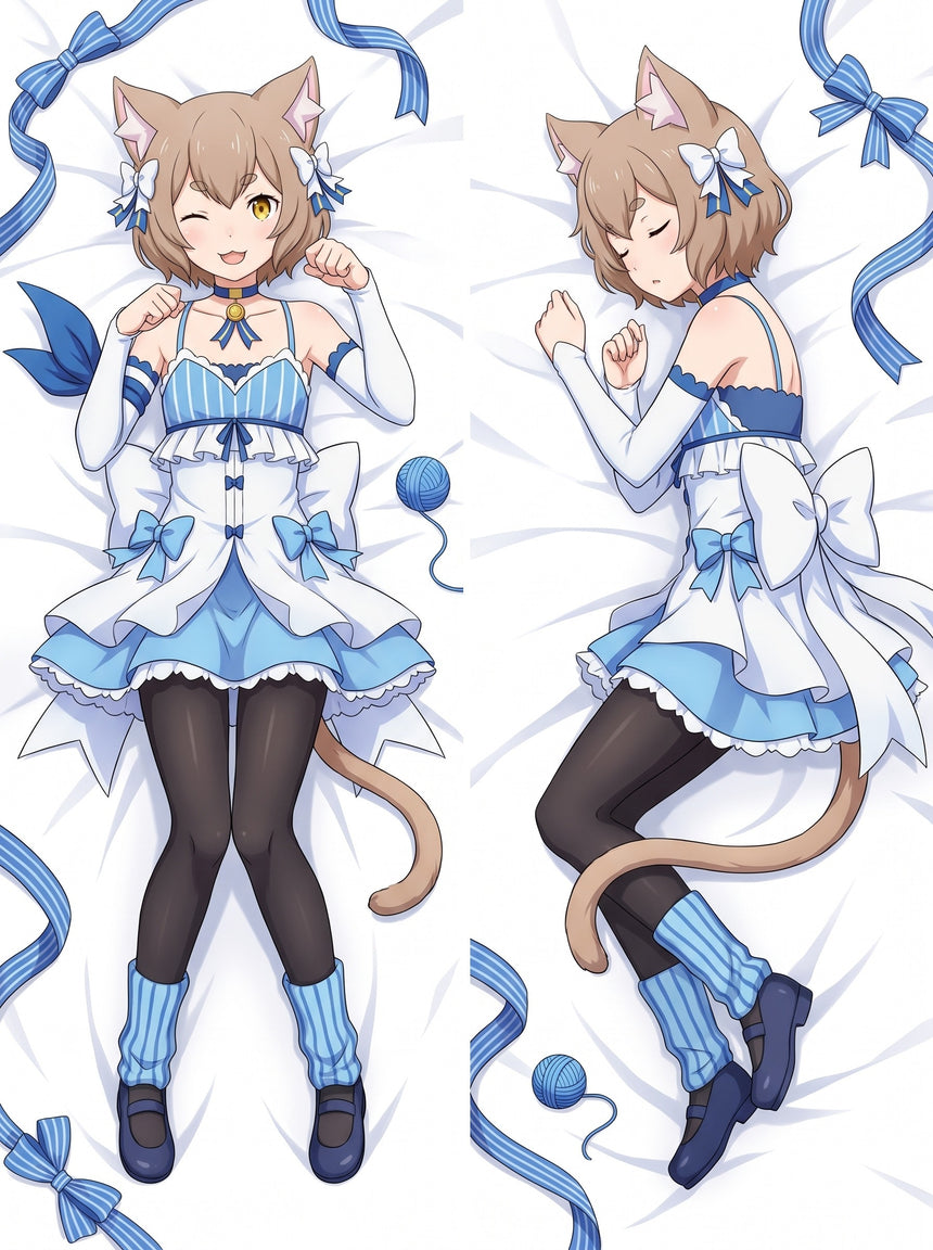 Dakimakura Felix Argyle Biało Niebieska Sukienka