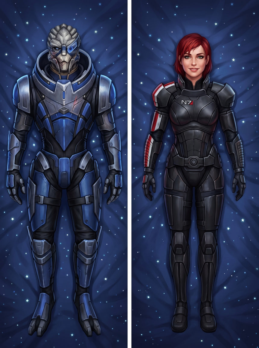 Dakimakura Garrus i Shepard
