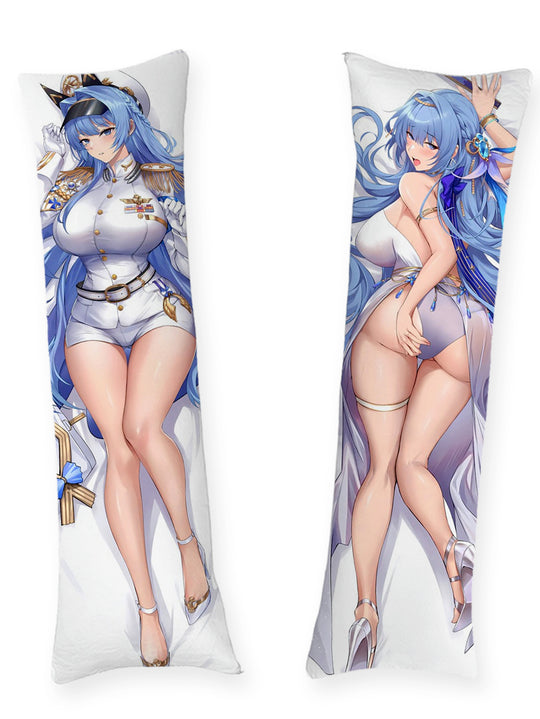Dakimakura Helm Mundur Kapitana i Biały Strój Kąpielowy