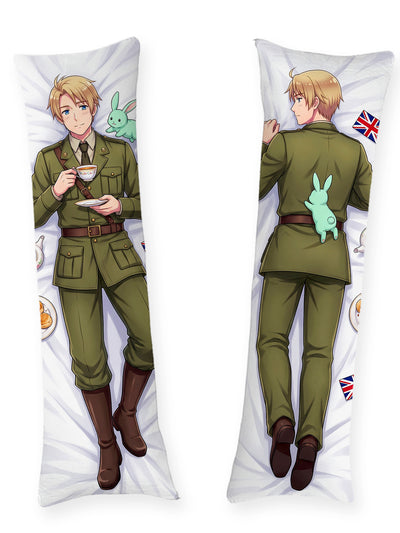 Dakimakura England Hetalia Mundur z Herbatą i Scones