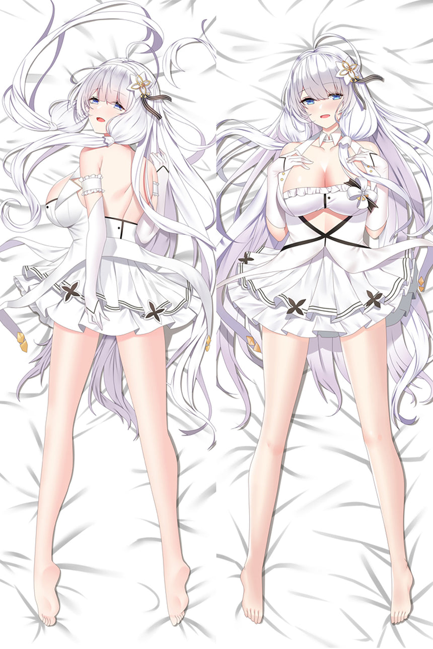 Dakimakura Illustrious Białe Falbanki